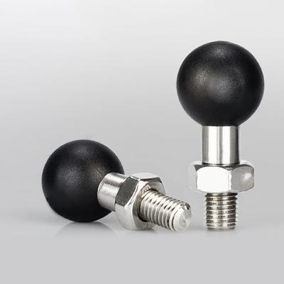 M8/M10 Ball Mount Base Sturdy Structure Wear Resistant Rust Proof Phone Bracket Fixed Motorcycle Side Mirror Ball Head Base Adapter for Bicycle