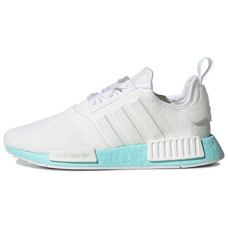 

adidas NMD_R1 White Clear Aqua Женские кроссовки Cloud-White EF4273