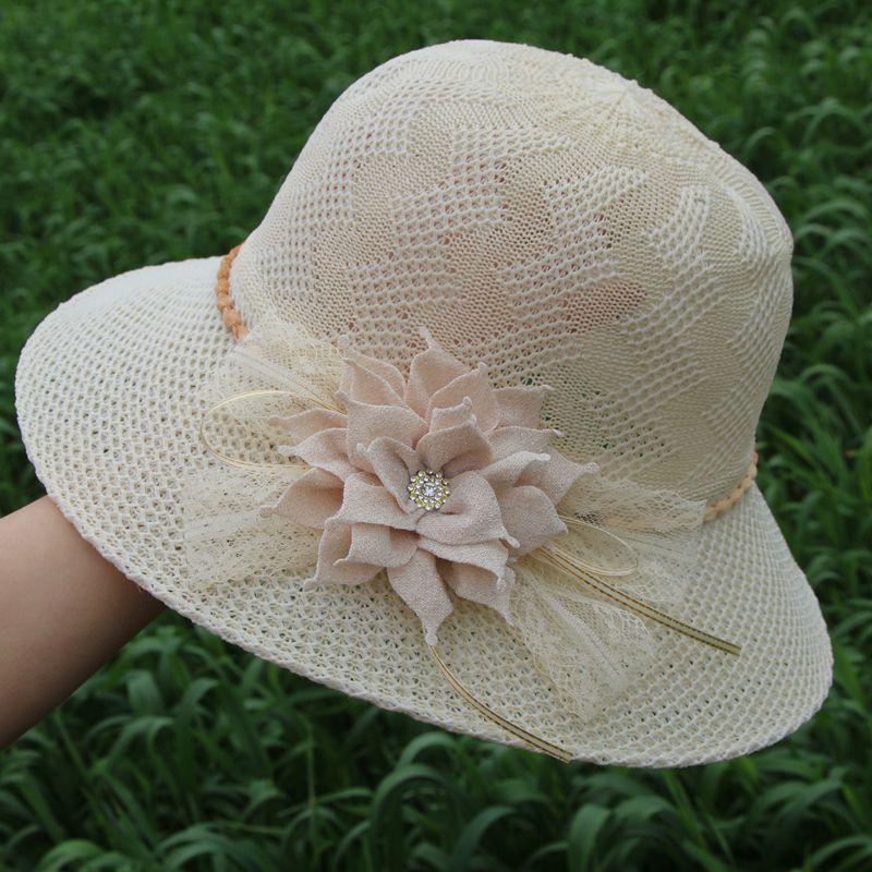 Hat Women's Sunscreen Sun Hat Summer Foreign Versatile Big Eaves Straw Hat Women's Scenic Spot Stall Seaside Beach Hat