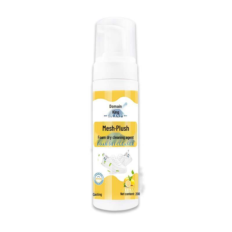 Domain King White Shoe Cleaner & Whitener with Brush - Maintains Sneakers, Sports Shoes, and Edges
