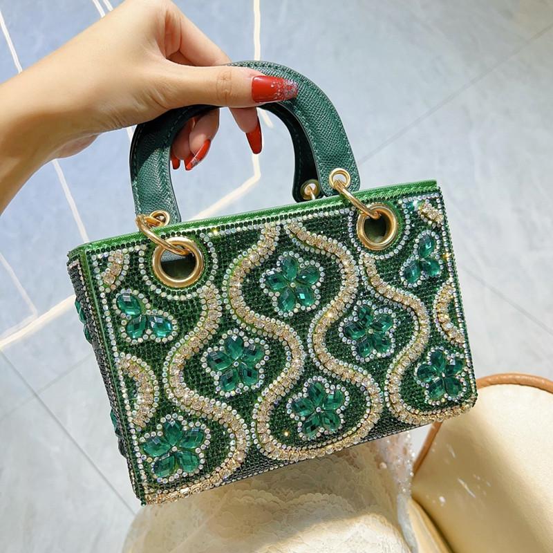 2025 Vintage Designer Crystal Evening Clutch