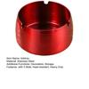 Stainless Steel Ashtray with 3 Slots Heat-resistant Heavy Duty Metal