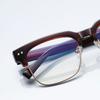 Rivet Frame Square Nearsighted Glasses For Men Blue Light Blocking Oversized Finished Glasses Nearsighted 0 -0.5 -0.75 To -6.0