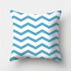 Blue Geometric Pattern Decorative Cushion Pillowcase Cushion Cover Throw Pillow Living Room Sofa Decorative Pillowcase