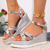 Fashion Fashion Solid Color Shoes for Women Platform Designer Sandals Zapatos De Mujer 2025 New Summer Women Wedges Sandals