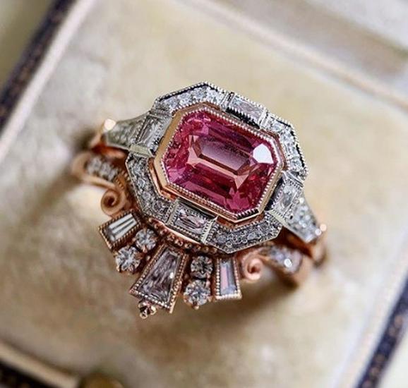 Three Heroes 2024 Trendy European & American Engagement Rings with Cubic Zirconia