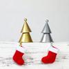 Stocking Hangers 3D Christmas Tree Table Hook Counter Stocking Hook For Indoor Fireplace Mantel Window Counter Entrance Holiday