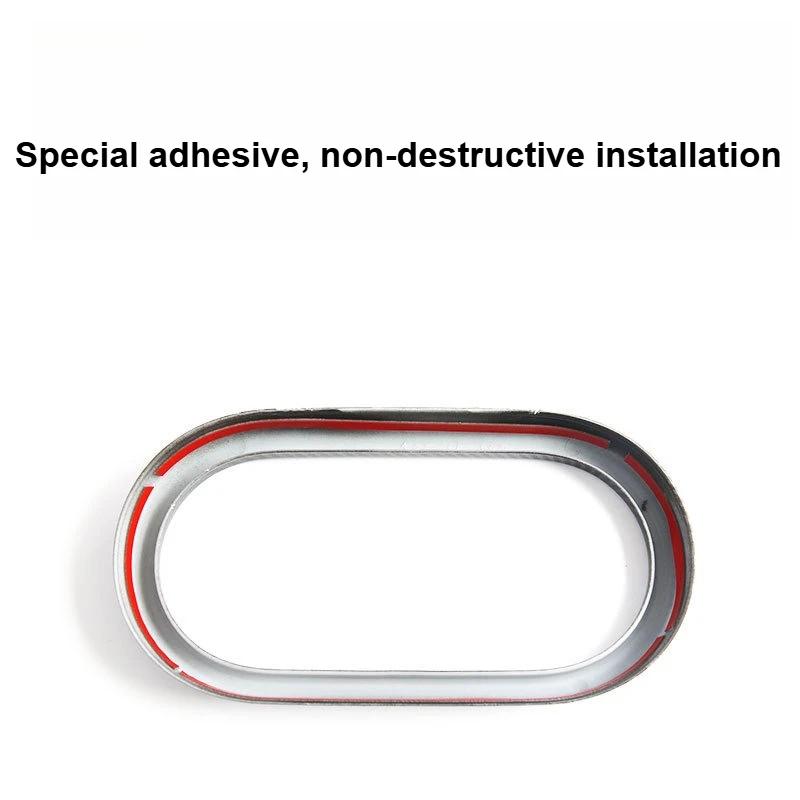 1PC For BMW For MINI Cooper F65 F66 F67 2024 2025 Carbon Fiber Car Central Console Water Cup Holder Frame Cover Auto Accessories