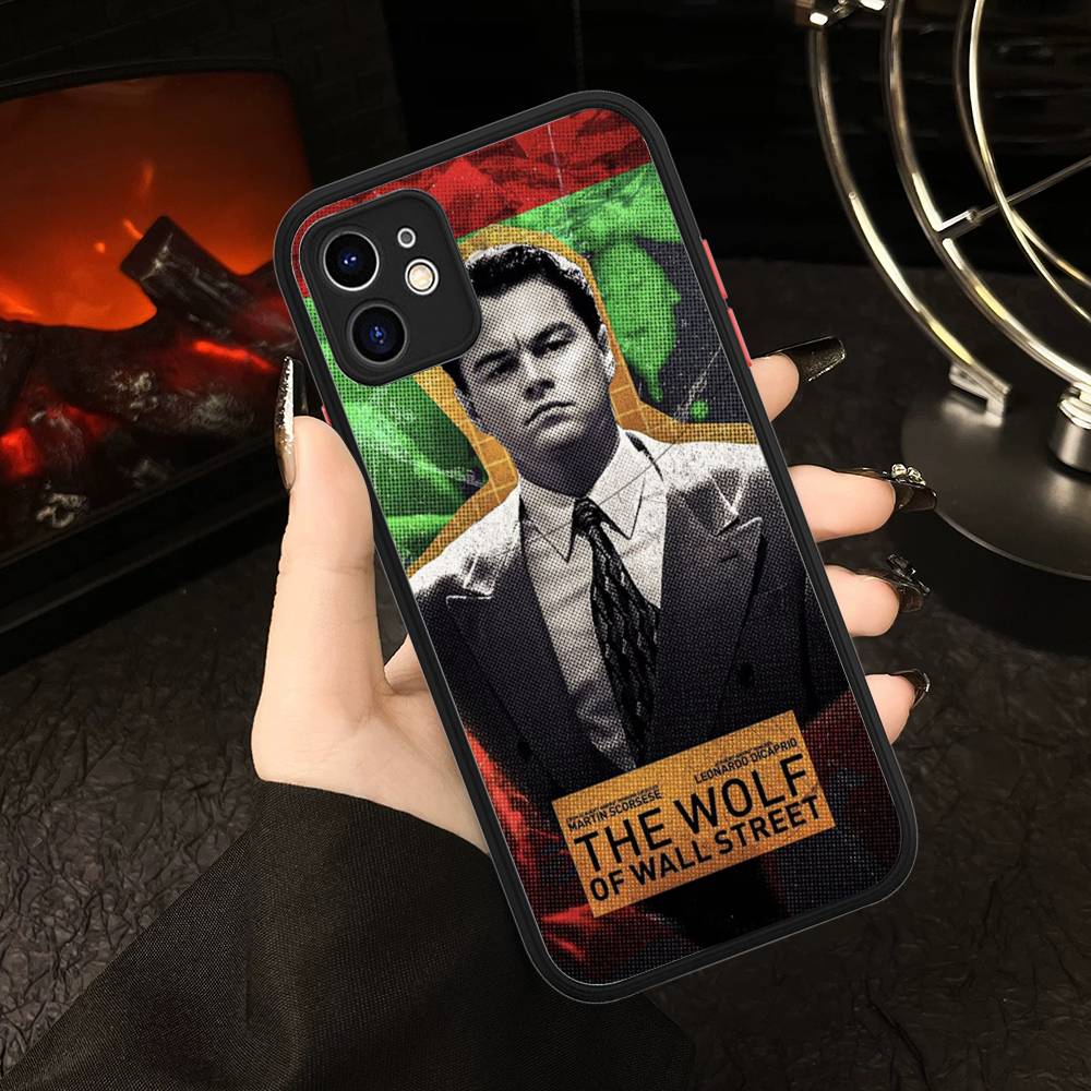 Classic Movie W-Wolf Of W-Wall S-Street Matte Translucent Phone Case For Iphone 16 ProMax 15 14 13 12 11 X XS PRO Plus