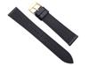 SEIKO Watch Band 17mm DAE3R Cowhide Shrink Black [SEIKO] Men's