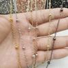 2yards Golded/silvered Plated Necklace Chain for Jewelry Making Findings DIY Necklace Chains Materials Handmade