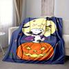 1Pc Halloween Snoopy Pumpkin Night Blanket Soft And Comfortable Casual Warm Camping Travel Christmas Halloween Gift M917102