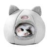 Cat Pet Dog Warm House Cave Beds for Indoor Cats Cozy Wool Igloo Nest Kennel M/L/XL