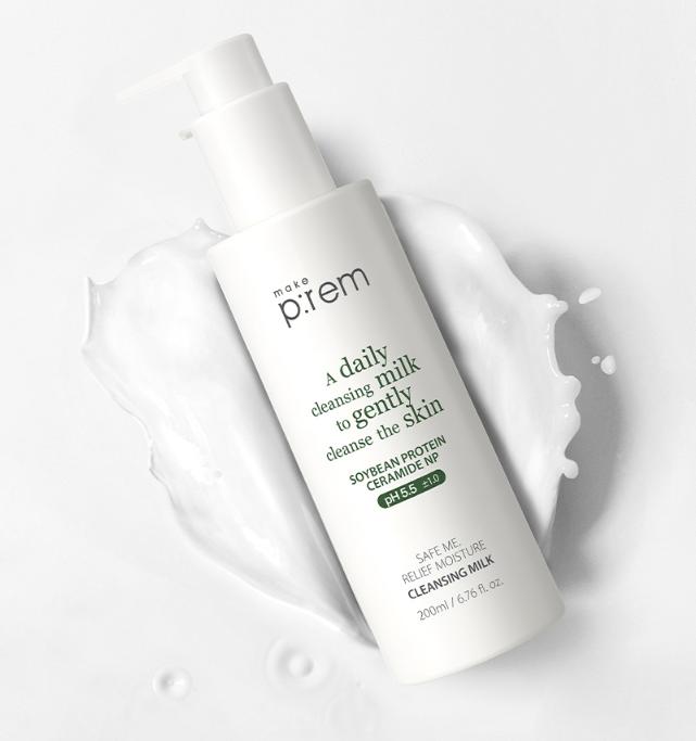 make p:rem Safe Me Relief Moisture Cleansing Milk 200ml