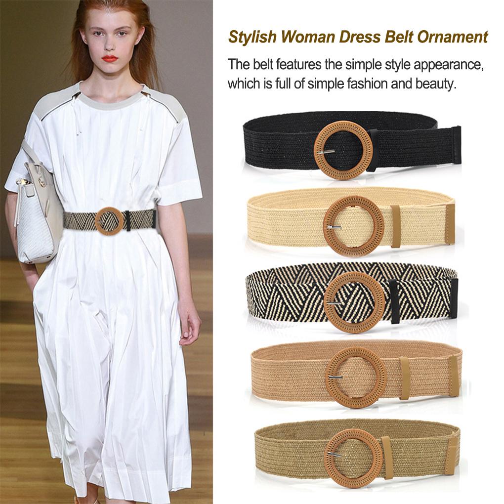 Dress Belt Ornament Jewelry Adorns Fashion Decor Accessory Stylish Weaving Craft Women Clothes Decoration Elastic Waist Strap