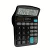 12-digit Large Lcd Display Calculator Standard Function Calculator With Solar & Battery Dual Power For Home Basic Desktop Office