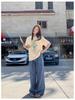 Plus Size Funny Plant Print T-Shirt: Women's Spring/Summer Loose Fit Pure Cotton Round Neck, Short Sleeve, 300 Jin