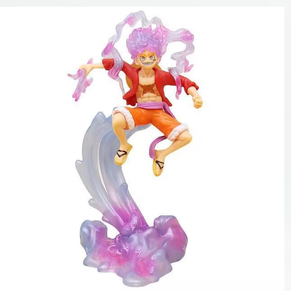 8-28Cm One Piece Anime Figures Nika Luffy Gear 5Th Action Figure Gear 5 Sun God Pvc Figurine Gk Statue Model Decoration Toys