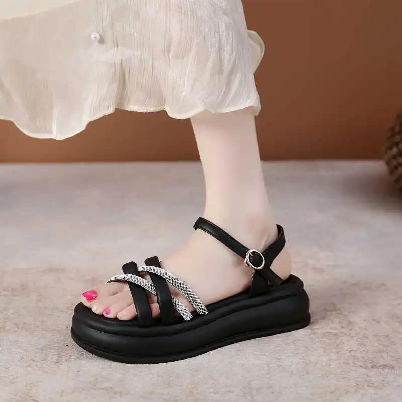 Drawstring Breathable Slipper That Does Not Slip Women's Closed Toe Sandals Shoes Tenisky Panske Sneakers Sport New Season
