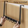 Wall Hanging Over-the-Door Organizer No Drilling Coat Towel Holder New Clothes Hanger  Home Use