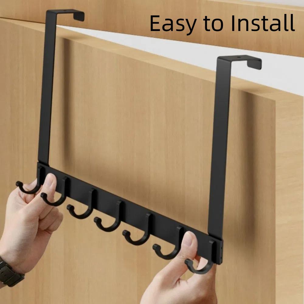Wall Hanging Over-the-Door Organizer No Drilling Coat Towel Holder New Clothes Hanger  Home Use
