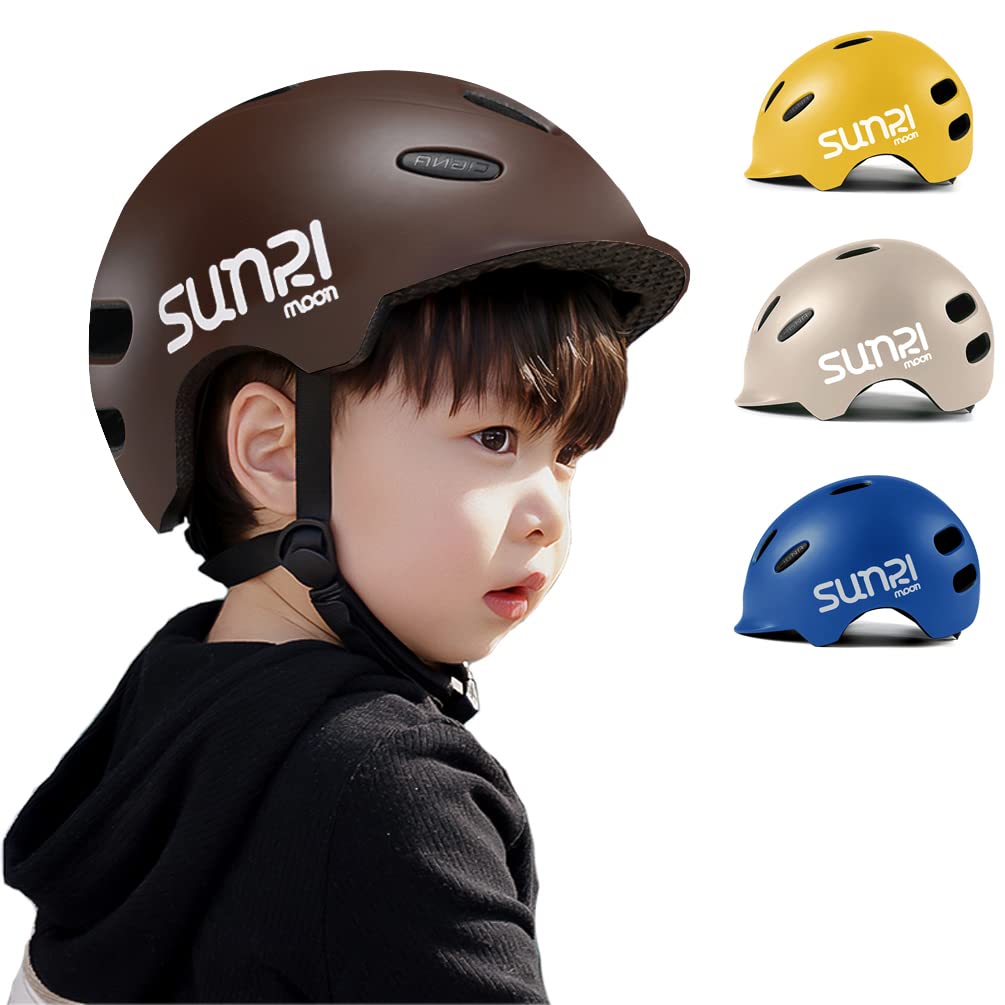 SUNRIMOON Balance Wheel Bicycle for Boys and Girls CPSC Safety Standard CE GB Certified Children's Helmet, Impact-Resistant, Detachable, Washable,