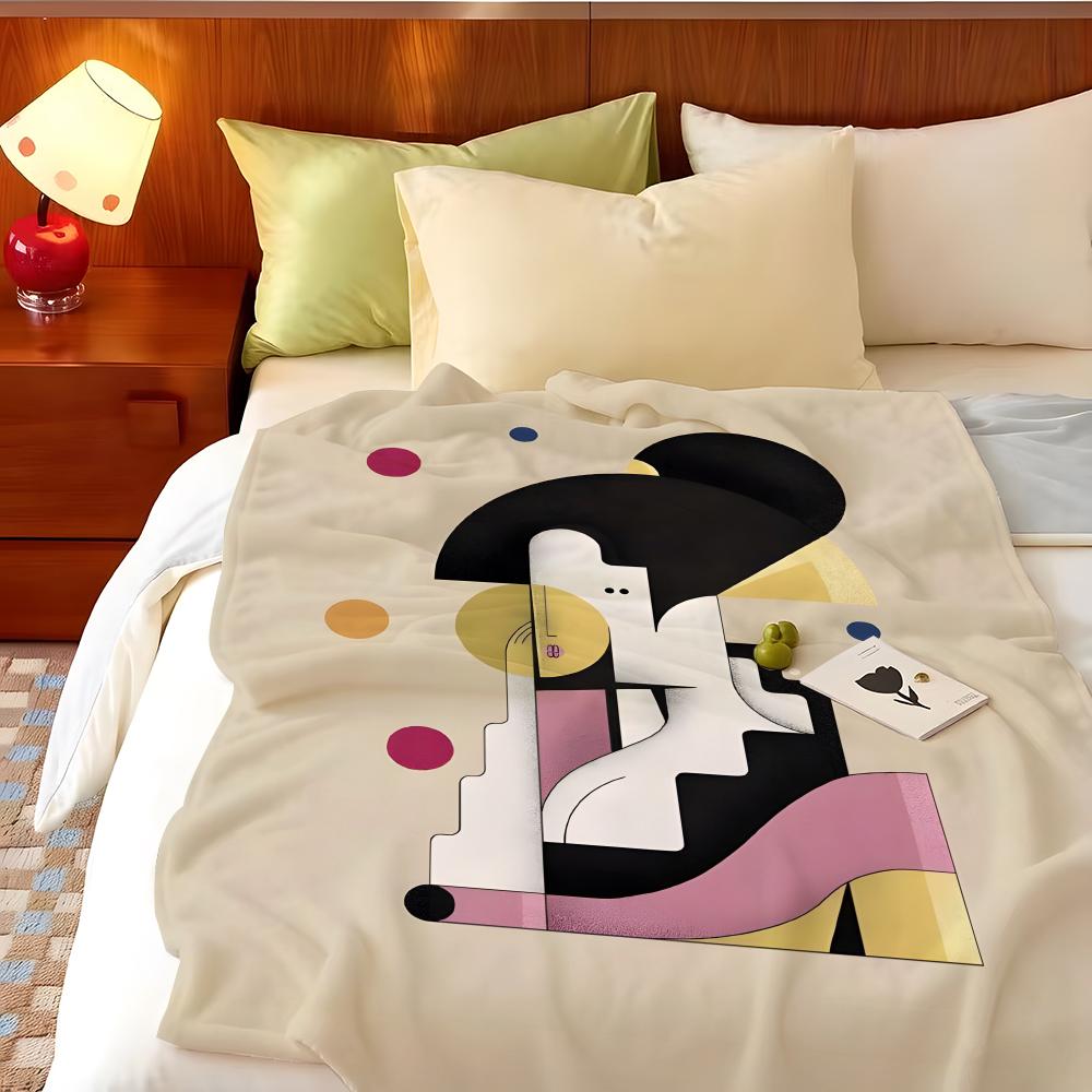 Artist J-John B-Battalgazi Throw Flannel Throw Blanket, Lightweight Cozy, Durable Washable Cute Cool