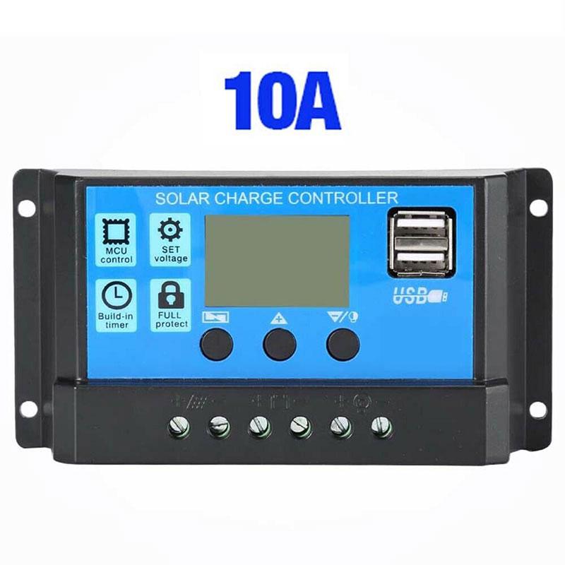 10A/20A/30A LCD Solar Panel Battery Regulator Charge Controller Dual USB 12V/24V 10A/20A/30A LCD Solar Panel Battery Regulator Charge Controller Dual USB 12V/24V