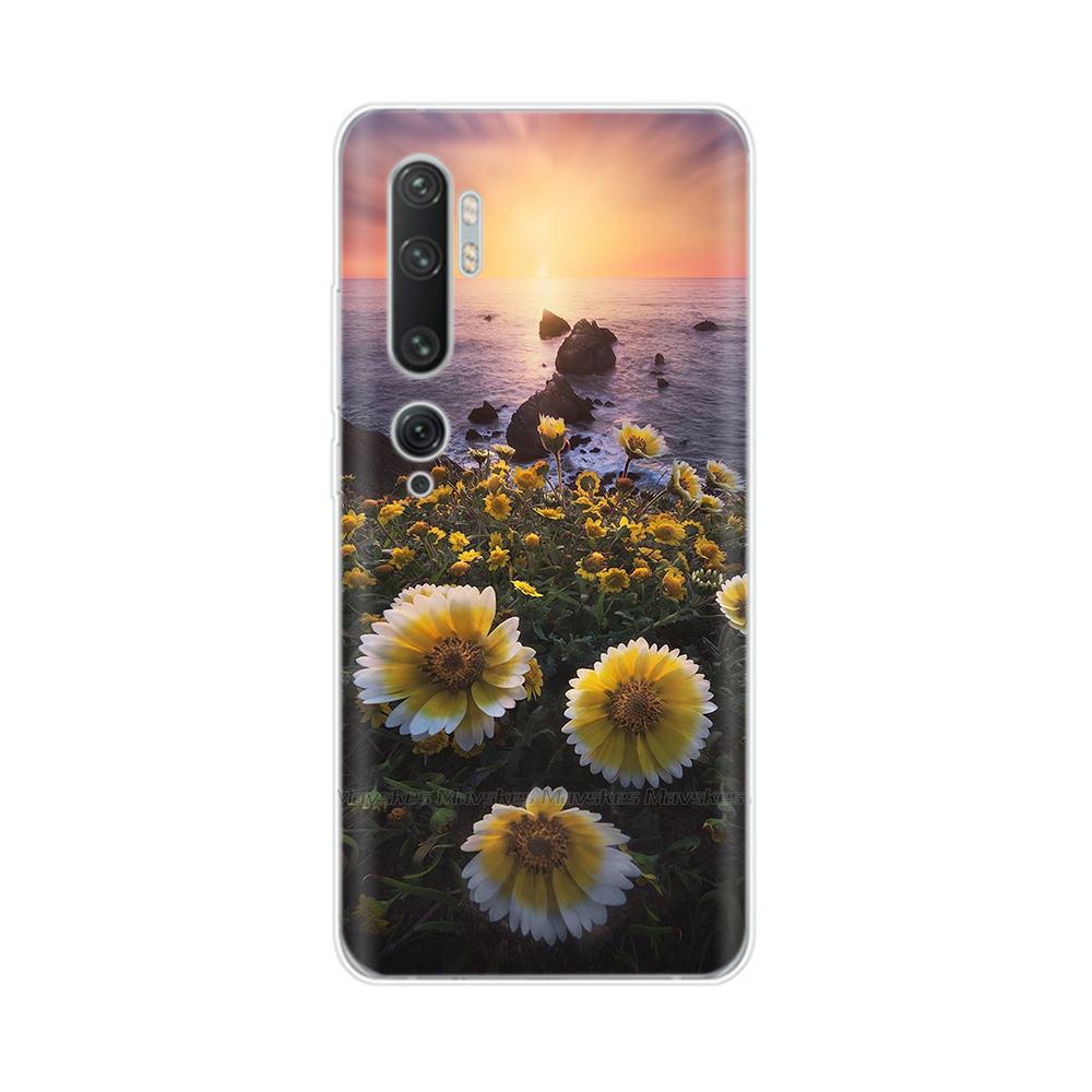 For Xiaomi Mi Note 10 Case Cute Painted Soft Silicone Back Cover For Xiaomi Mi Note10 Pro Lite 10lite Clear Phone Cases Fundas