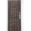 1 Sheet Bass Scales Stickers Fingerboard Note Label Guitar Note Map Fretboard Markers Fingerboard Sticker for Beginners