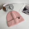 M standard knitted hat women's winter thickened warm cold hat showing face small couple versatile outdoor cold wool hat