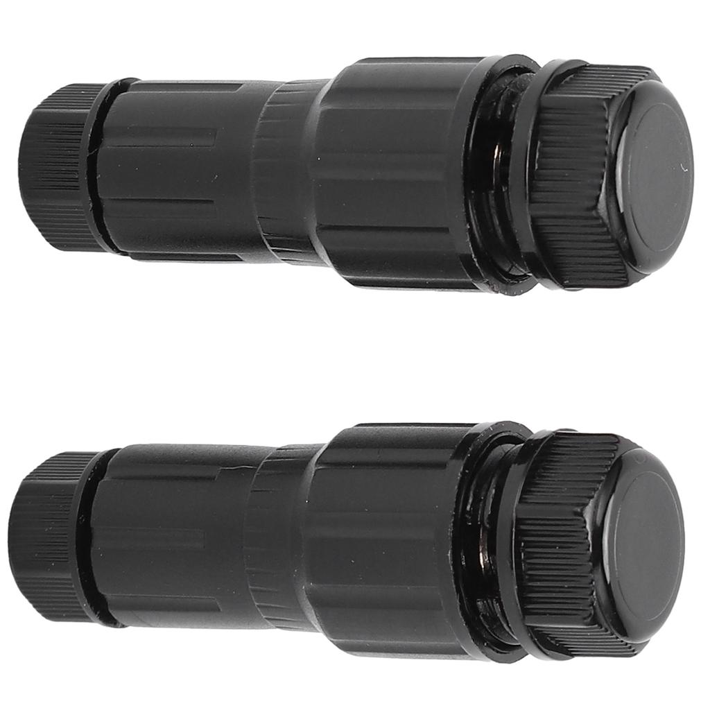 2Pcs Low Voltage Wire Connectors Nylon Brass for Landscape Lighting Outdoor Spotlight