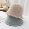 Autumn Winter Bucket Hat Women  Vintage Fisherman Hats Versatile Cap Spring Felt Hat Foldable Hat