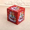 LED Light Christmas Village Scene with Santa/Tree Musical Lighted Christmas Collection Figurines for Home Decors