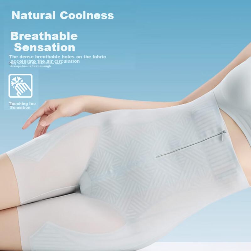 Tummy Control Shapewear for Women, High-Waisted Thin Slimming Pants, Postpartum Body Shaping Waist Trainer, Butt-Lifting Seamless Safety Shorts