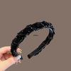 Damen Luxus Faux Kristall Strass Geflochtenes Stirnband & Haarspange – Stilvolles Gezahntes Accessoire
