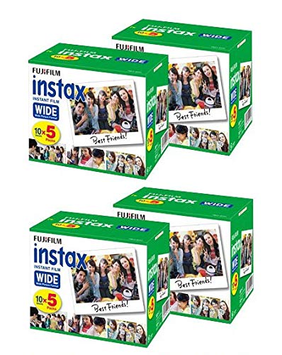 

Fujifilm Instant Color Film Instax Wide 5 pack x 4 (200 sheets)
