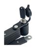 NOGUCHI Folding Features a Thick Steel a Key Design That Resists Unauthorized and Comes with 3 Lock 1.5mm Plate, Picking, Keys.