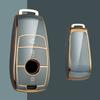 Fashion TPU Car Remote Key Case Cover Shell for Mercedes Benz A C E S G Class GLC CLE CLA GLB GLS W177 W205 W213 W222 X167 AMG