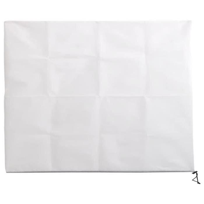 VidaXL Housse de protection pour plantes avec fermeture éclair 70 g-m² 364870