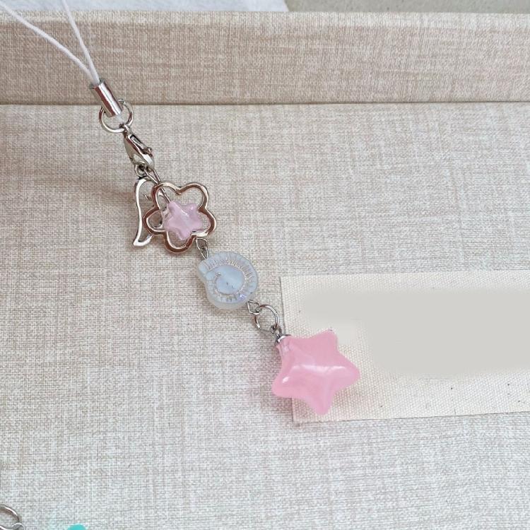 Youthful and Elegant Jelly Star Keychain Craft from Soft Materials for Easy Carrying and Daily Key Organization