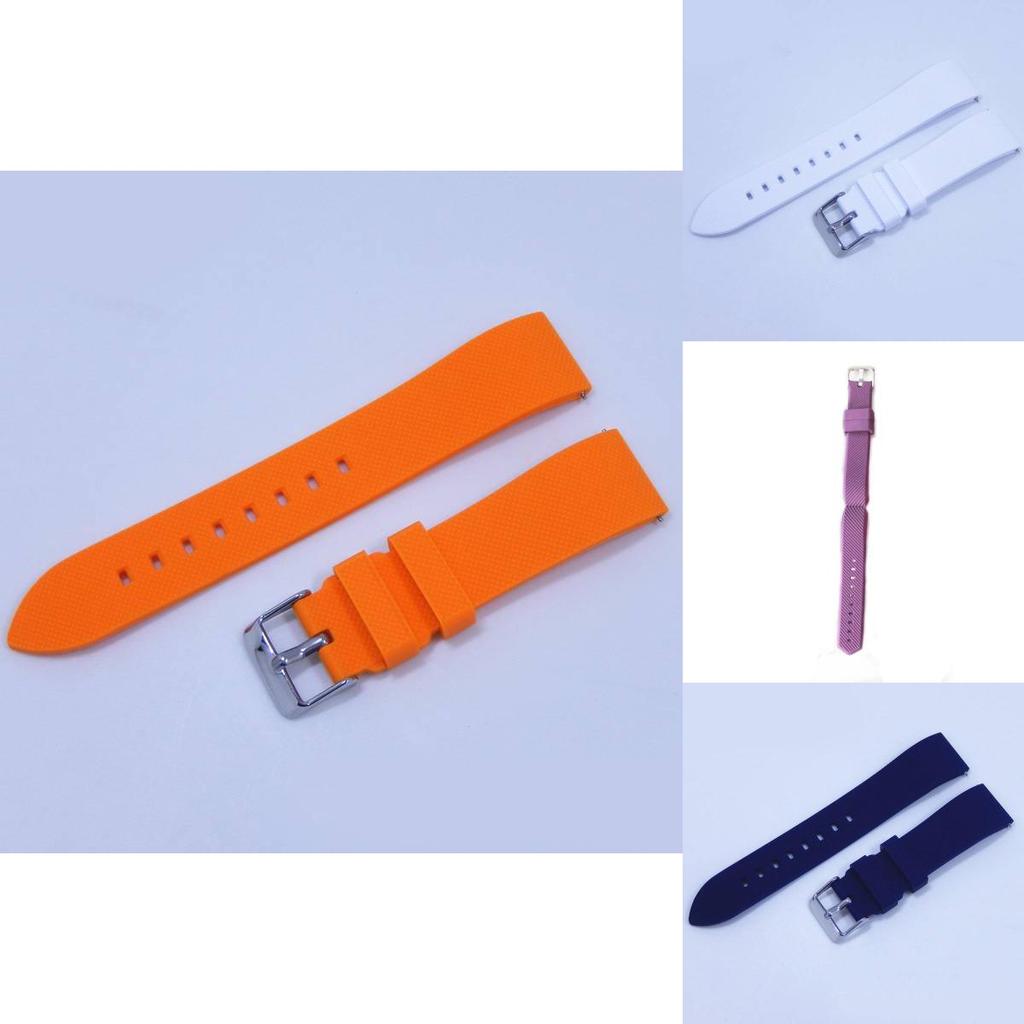 20mm Silicone Sport Watch Band Waterproof Quick Release For Smartwatch Fitness Accessories