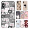 Yinuoda Cartoon Cut Cat Luxury Phone Case for Xiaomi Redmi 5 5Plus 6 6A 4X 7 7A 8 8A 9 Note 5 5A 6 7 8 8Pro 8T 9