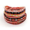 European American Women's Cloth Hair Band African Print Pattern Wide Edge Elastic Knot Sports Yoga Headband