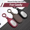 Car Silicone Case Cover Holder For Geely GEOME Galaxy Light Star es 2025 Exploration Youth Version Keychain Accessories