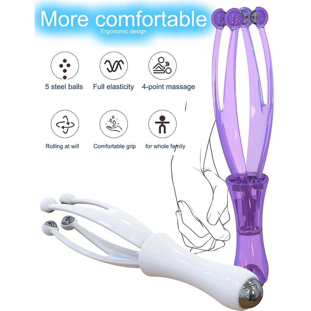 Comfortable Grip Finger Care Tools 360 Degree Hand Massage Roller Tool Finger Roller Massager  Men