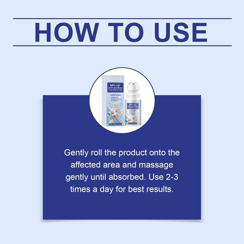 2PCS - 30ml Joint Care Gel, provides instant soothing, nourishment, and moisture for long-lasting care of the skin around joints.