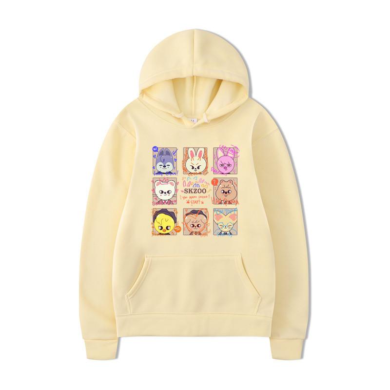 Skids Cartoon Cat Sweater Men'S And Women'S Autumn And Winter Couple'S Top Pullover Fleece Sweater