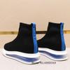 Fashion Luxury Designer Men Air Knit Mesh Breathable Casual Stocks Shoes Sports Walking Out Of Off  Sneakers Zapatos Hombre Ankle Boots