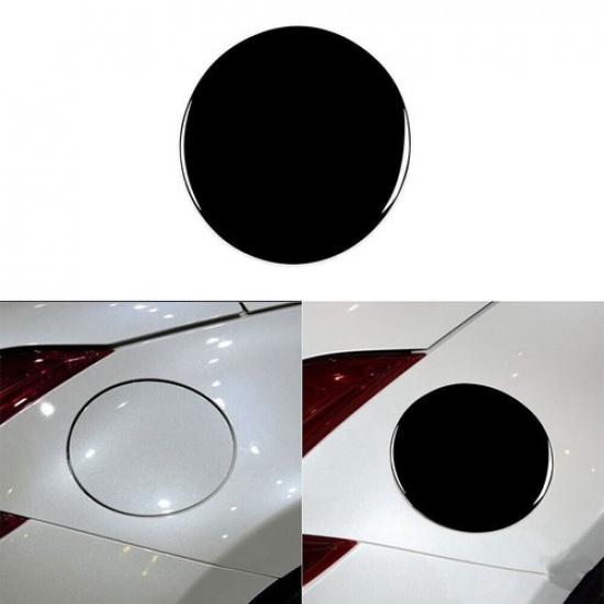 Piano Black Exterior Door Fuel Tank Gas Cap Cover Trim For Nissan 370Z Z34 09-20